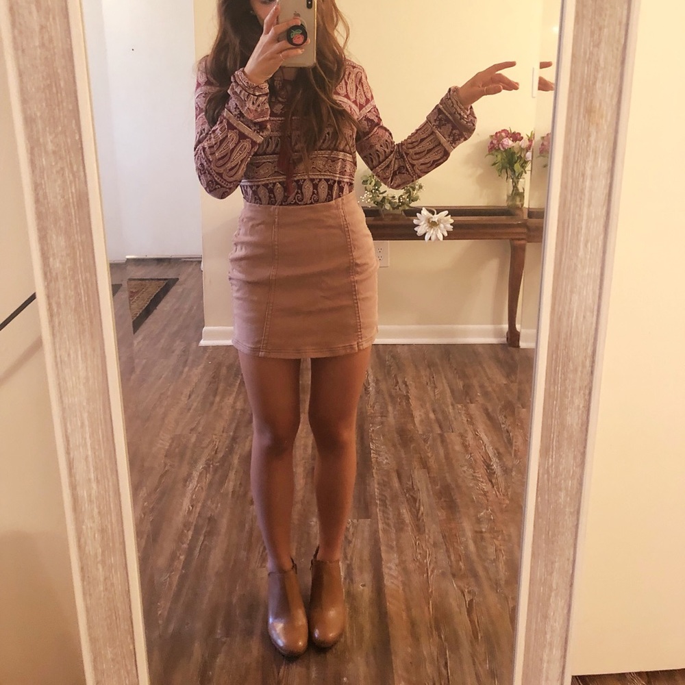 Maroon Peasant Top